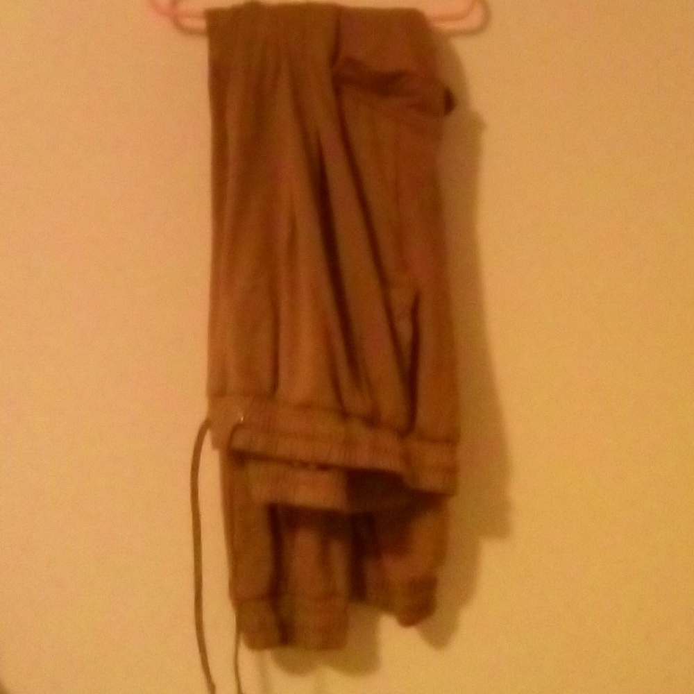 Khaki Cargo Joggers